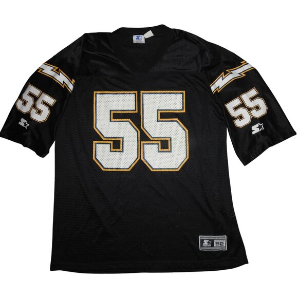Vintage 1995 Starter NFL LA San Diego Chargers Junior Seau #55 Jersey Men’s 52 X